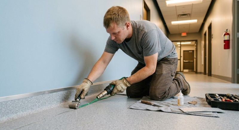 Our team working on Flooring Service projects in Van Nuys, CA