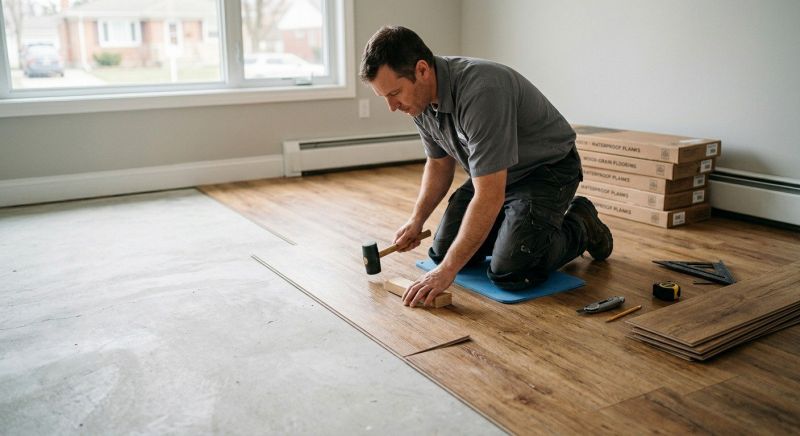 Linoleum Floor Installation in Bell, CA