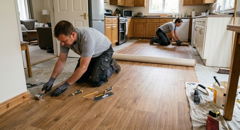 Linoleum Floor Installation in Van Nuys, CA