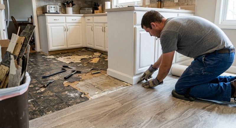 Linoleum Floor Installation in Pacoima, CA