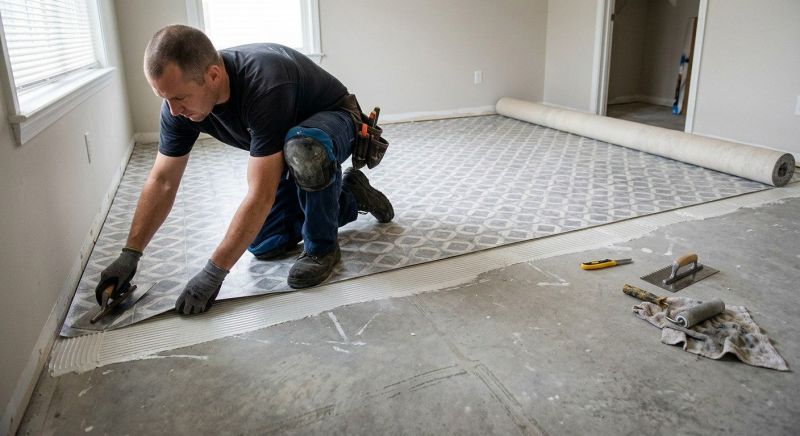 Sheet Flooring Installation in North Hollywood, CA